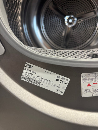 Transportation damaged Beko BDPB904HG 9kg Hybrid Heat Pump Dryer - Second Hand Appliances Geebung